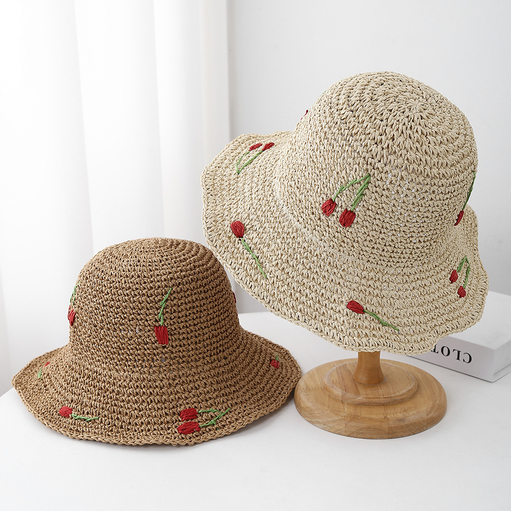 Chapéus de verão para mulheres - Bucket Hat Straw avaliação e preço