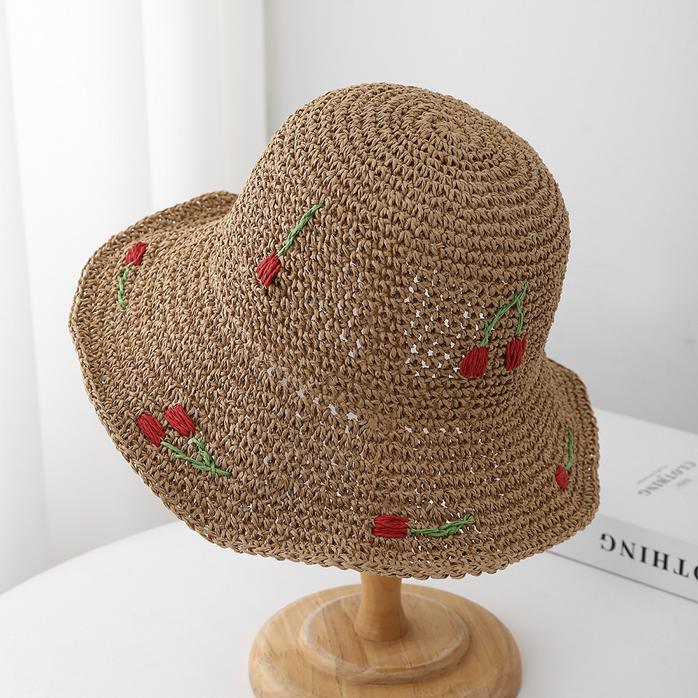 Chapéus de verão para mulheres - Bucket Hat Straw avaliação e preço